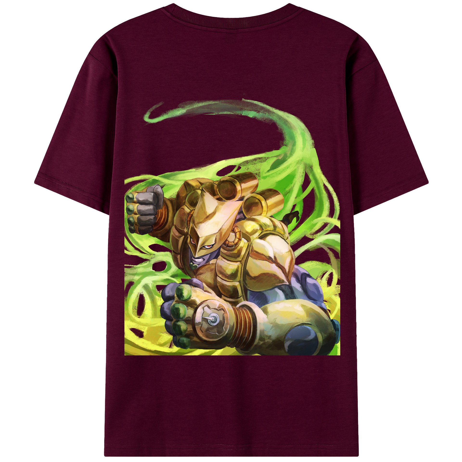 （画像用） ジョジョの奇妙な冒険 ディオ?ブランドー JoJo's Bizarre Adventure Dio Brando レディース半袖Tシャツ(バックプリント)